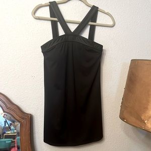 DKNY-Donna Karan black strap top